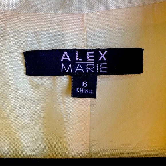 Alex Marie Size 6 Women’s Yellow Belted Shirt Dress - Picture 11 of 11